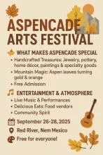 Aspencade Arts Festival September 26-28, 2025
