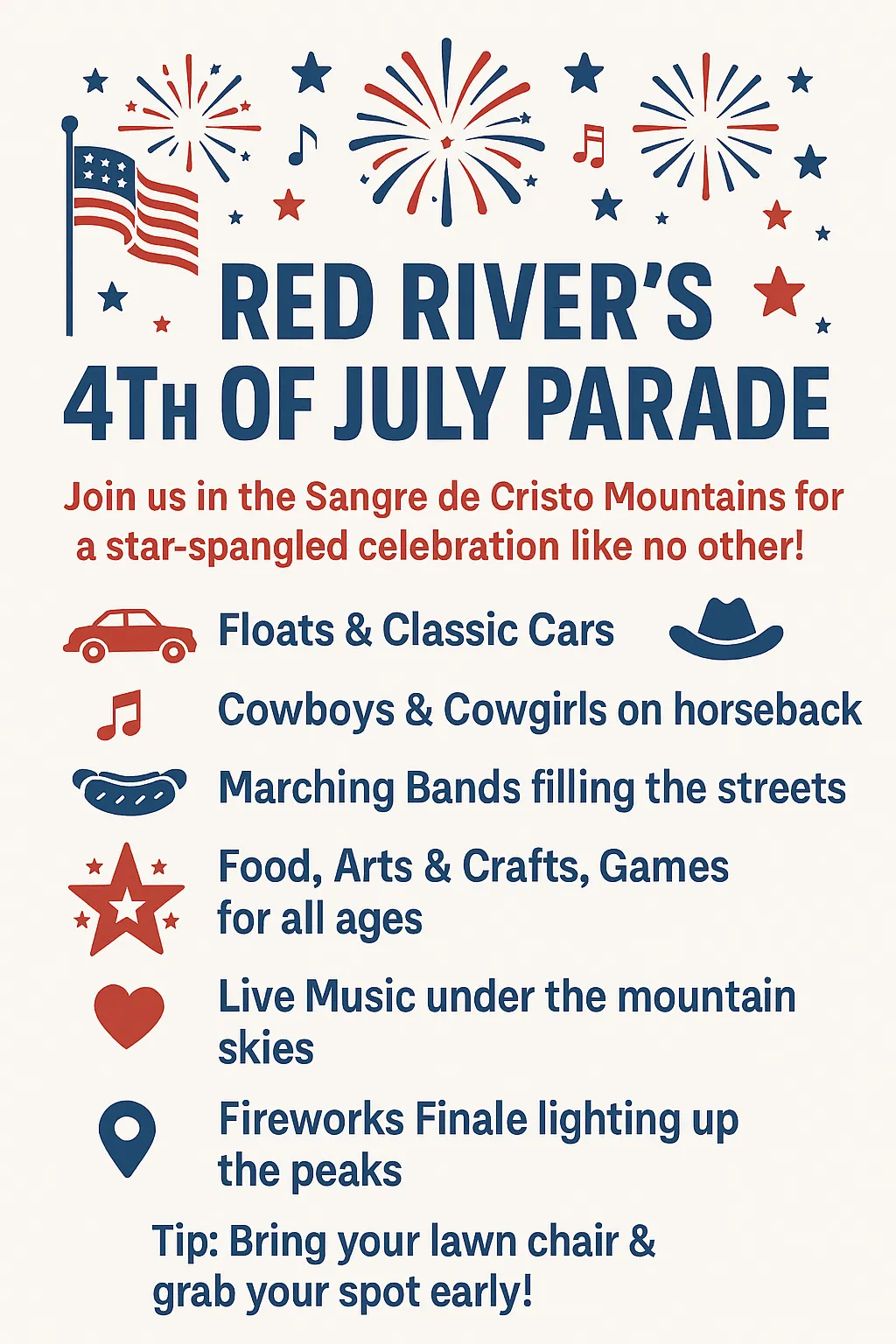 4th of July Parade & Celebration July 4, 2026