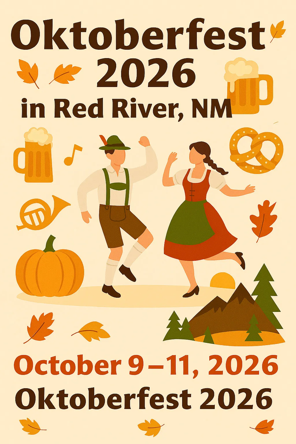 Oktoberfest October 9-11, 2026