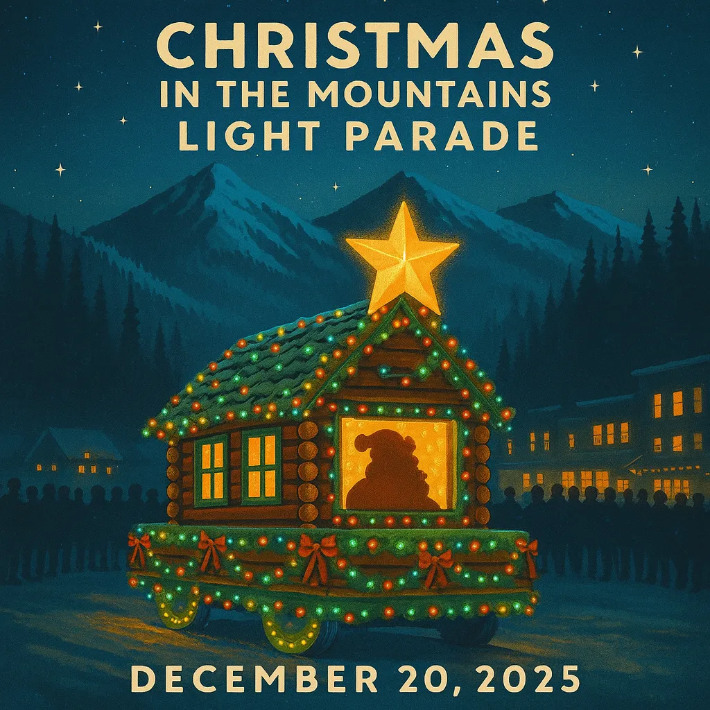 Christmas in the Mountains Light Parade Dec 20, 2025