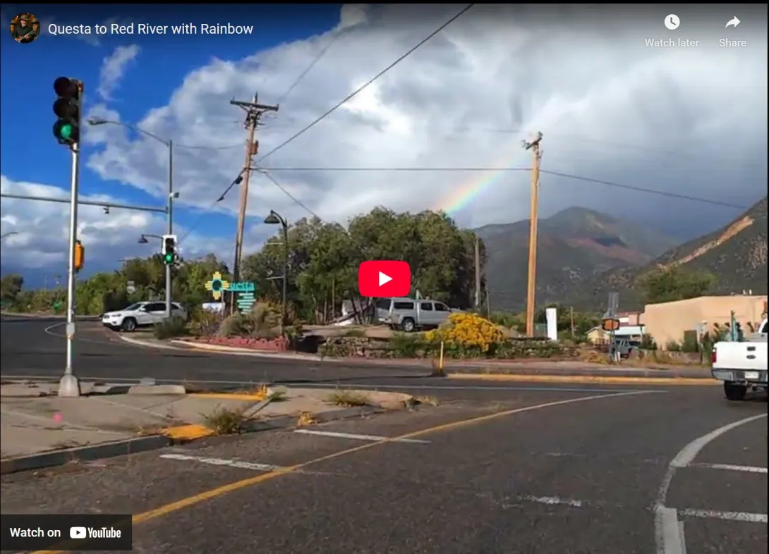 Questa to Red River with Rainbow